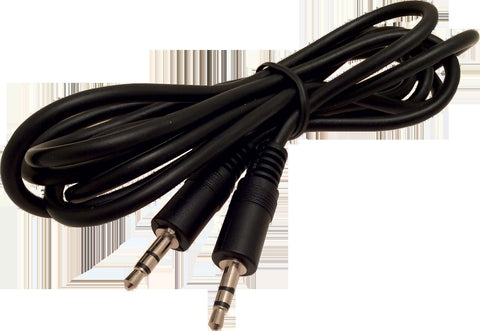 Extension cable, 3.5mm plug to 3.5mm plug, stereo, 1.5m
