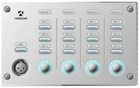 Key/Knob/Paging Style Control Panel (POE power supply)